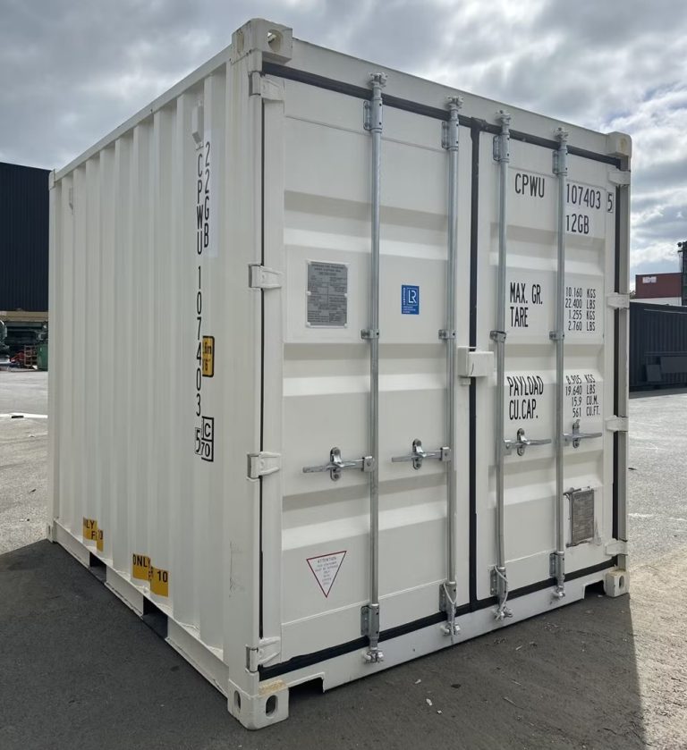 Container maritime 10 pieds – Blanc Mein Shop