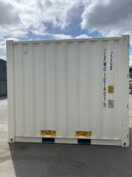 Container maritime 10 pieds – Blanc Mein Shop