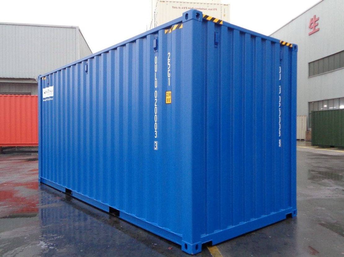 Container maritime 20 pieds – Bleu Mein Shop