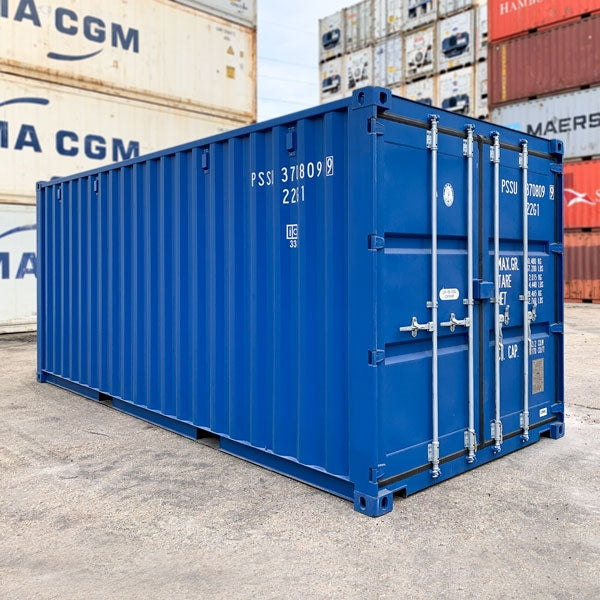 Container maritime 20 pieds – Bleu Mein Shop