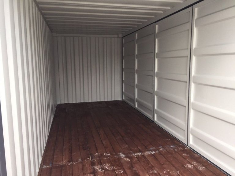 Conteneur de stockage 20 pieds Open Side avec double ouverture Mein Shop