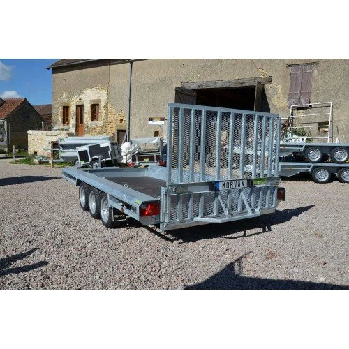 Vlemmix Porte-engin 400 x 180 PTAC 3500 kg 3 essieux 3×1500 kg Mein Shop