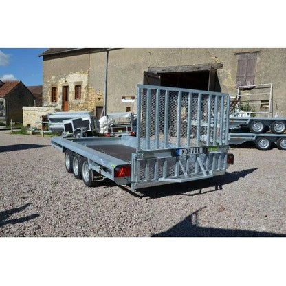 Vlemmix Porte-engin 400 x 180 PTAC 3500 kg 3 essieux 3×1500 kg Mein Shop